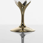 6-Pack Plastic Champagne Glasses Gold Hard Material - Durable Disposable Goblets for Wine 5oz