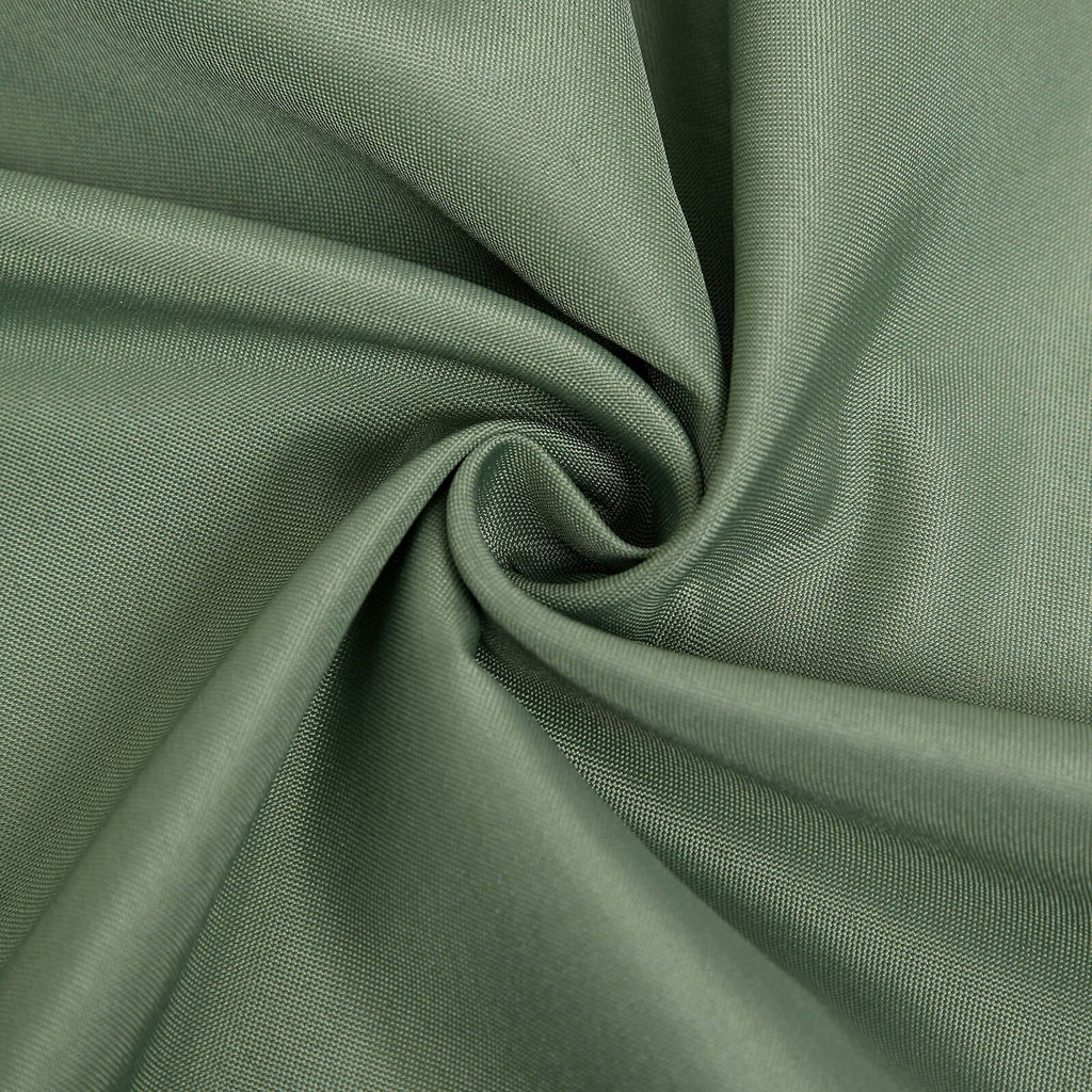 Polyester Slip On Folding Chair Covers Dusty Sage Green - Stain-Resistant Reusable Durable Fabric