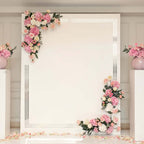 100 Yds 3/8" Silver Metallic Film Tape Adhesive, DIY Floral Wrap Craft Decor Tape - Polyester with Acrylic