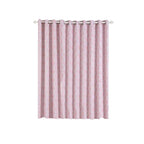 2 Pack White Blush Lattice Print Thermal Blackout Curtains With Chrome Grommet Window Treatment Panels - 52"x108"