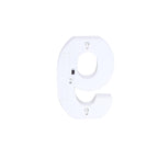 3D Marquee Number "9" Warm White 6 LED Lights Gold - Stylish Light-Up Accent for Events 6"