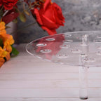 35-Slot Acrylic Ice Cream Cone Display Stand Mini Snow Cone Holder Tray Clear - Durable Party Serving Stand 16"