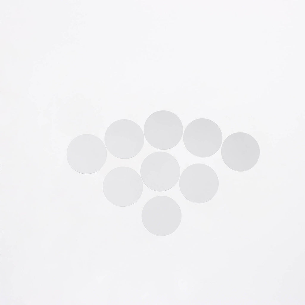 12 Pack Round Acrylic Mirror Wall Stickers, 6" Removable Wall Decals For Home Decor