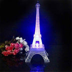 LED Centerpiece Eiffel Tower Design Color Changing - Light Up Night Party Decor 10"