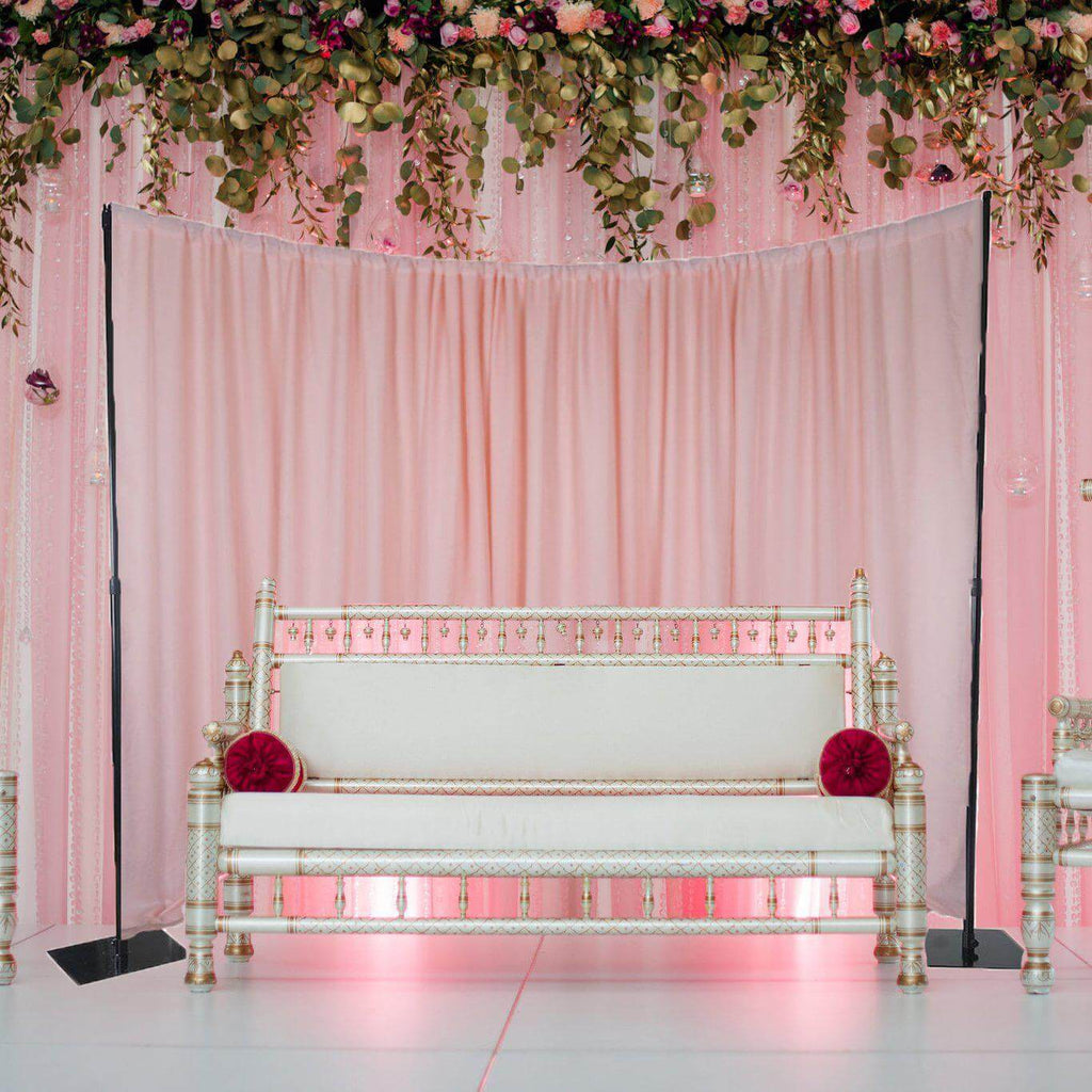 11ftx13ft Triple Base DIY Heavy Duty Curved Photography Backdrop Stand