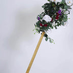 8ft Heavy Duty Gold Metal Hexagonal Wedding Arbor Photo Backdrop Stand