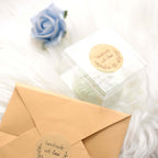 500Pcs 1.5â€ Handmade with Love Olive Branch Stickers Roll, Cookie and Bakery Box Labels - Round