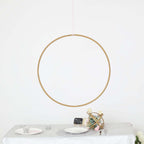 28" Gold Heavy Duty Metal Hoop Wreath, Floral Hoop