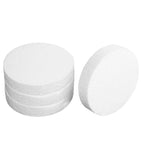36 Pack 4" White StyroFoam Disc, DIY Polystyrene Foam Craft Supplies