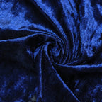 Navy Blue Crushed Velvet Backdrop Curtain â€“ 5ft x 12ft Event Drape with Rod Pocket, Privacy Panel for Photo Booths & Events - Bell Racket Store