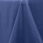Premium Polyester 90"x156" Rectangle Tablecloth Navy Blue - Seamless 220GSM Stain-Resistant Table Cover