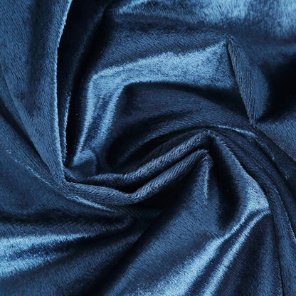 Premium Velvet 90"x132" Rectangle Tablecloth Navy Blue - Reusable Soft & Seamless Table Cover