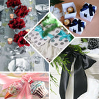 50 Yards 1.5" Navy Blue Single Face Decorative Satin Ribbon