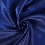 Satin Rectangular 90"x156" Tablecloth Navy Blue - Seamless Table Cover