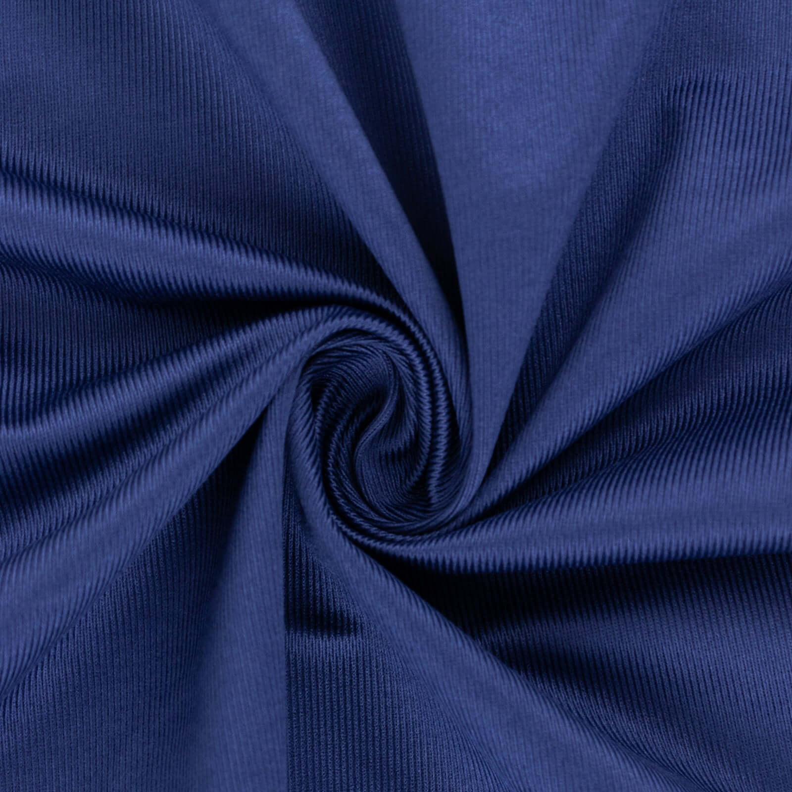 Navy Blue Scuba Polyester Fabric Roll, Wrinkle Free DIY Craft Fabric Bolt - 60"x10 Yards - Bell Racket Store