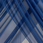 Navy Blue Sheer Backdrop Drape â€“ 5ft x 14ft Wedding Arch & Ceiling Decor Panel, Wrinkle Free with Soft Shimmer - Bell Racket Store