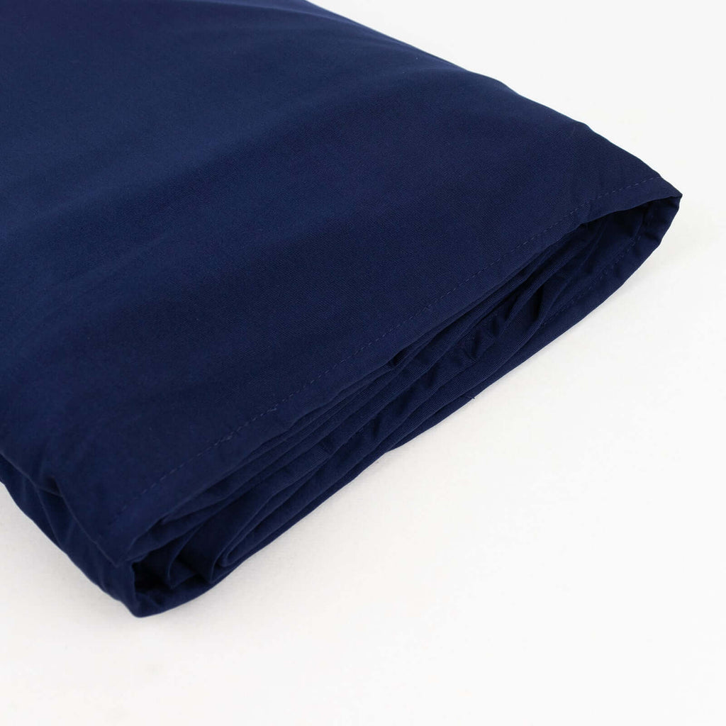 Navy Blue Spandex 4 - Way Stretch Fabric Roll, DIY Craft Fabric Bolt - 60"x10 Yards - Bell Racket Store