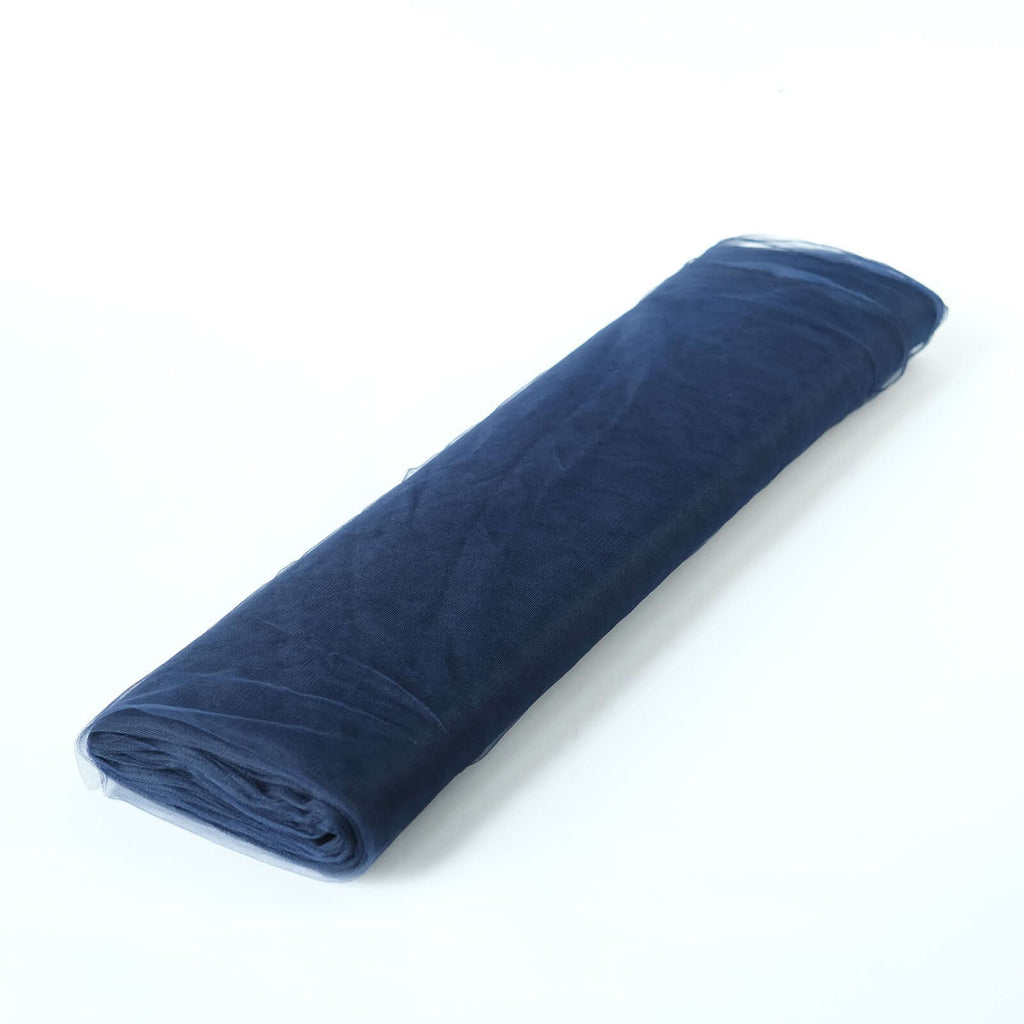 54"x40 Yards Navy Blue Tulle Fabric Bolt, DIY Crafts Sheer Fabric Roll