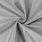 5 Pack Premium Velvet 20"x20" Napkins Silver - Soft Sheen Finish Cloth Napkins