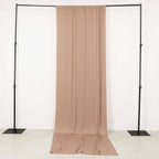Nude 4 - Way Stretch Spandex Event Curtain Drapes, Wrinkle Free Backdrop Event Panel with Rod Pockets - 5ftx14ft - Bell Racket Store