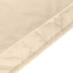 Nude Chiffon Polyester Event Curtain Drapes, Dual Layer Divider Backdrop Curtain Panels with Rod Pockets - 10ftx10ft - Bell Racket Store