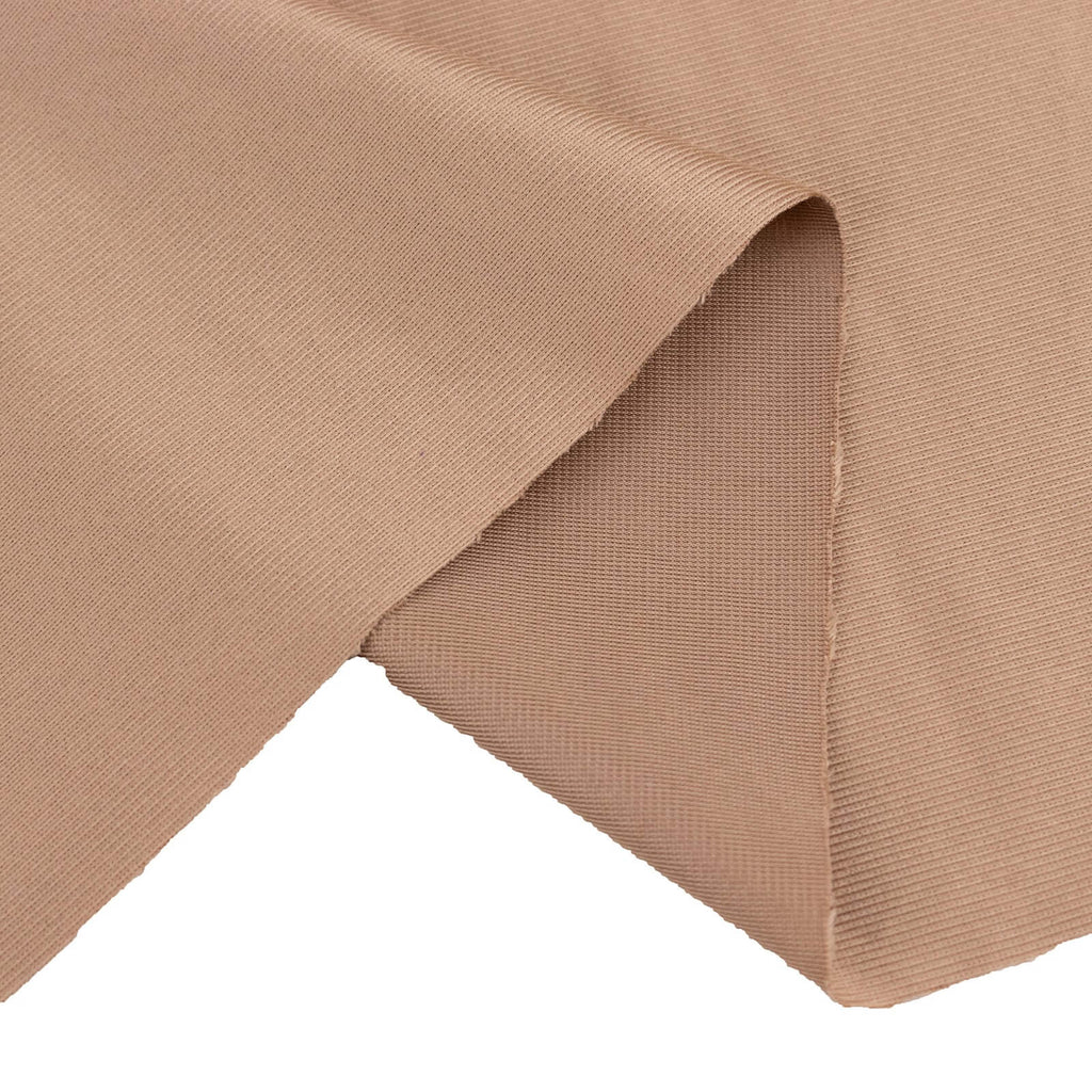 Nude Scuba Polyester Fabric Roll, Wrinkle Free DIY Craft Fabric Bolt - 60"x10 Yards - Bell Racket Store