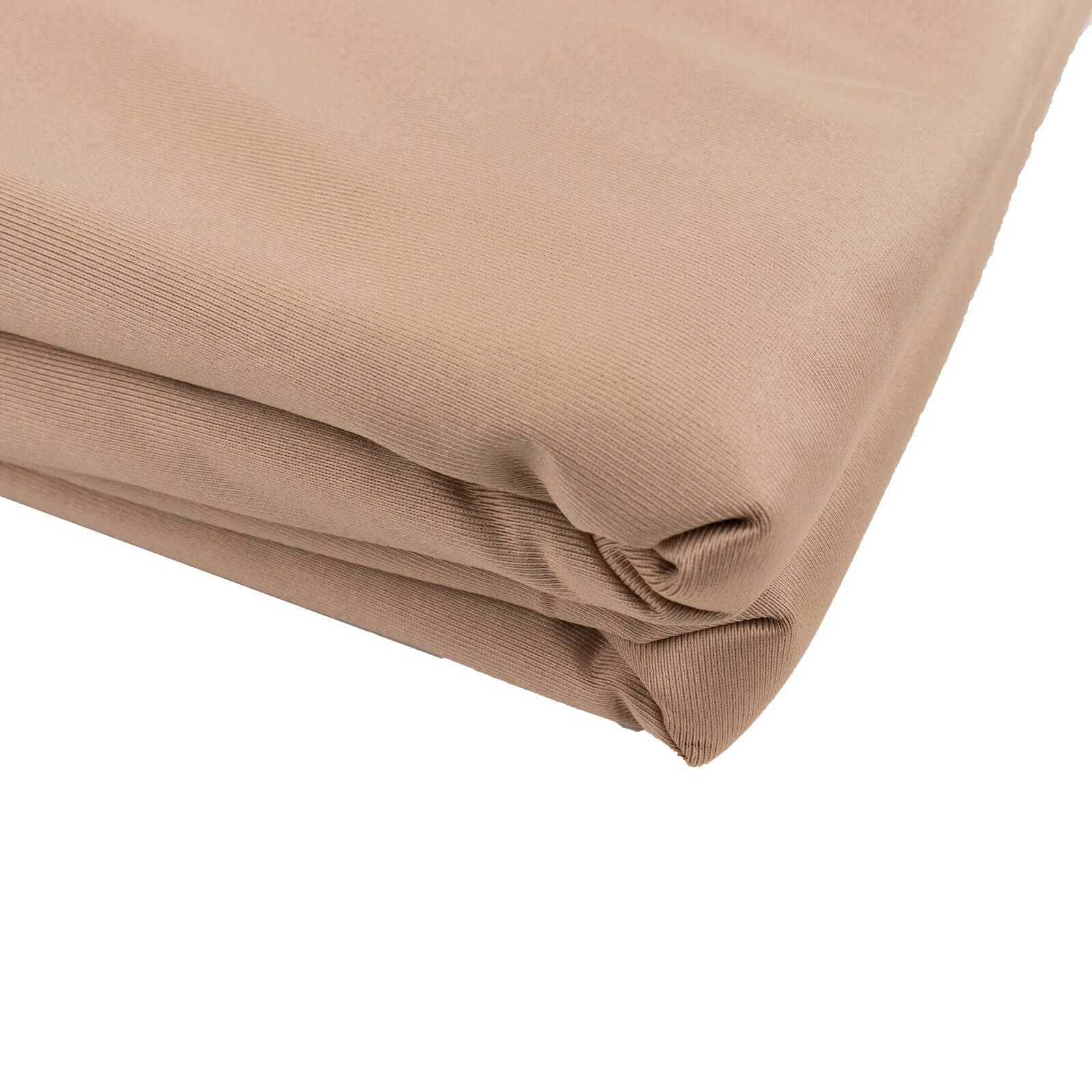 Nude Scuba Polyester Fabric Roll, Wrinkle Free DIY Craft Fabric Bolt - 60"x10 Yards - Bell Racket Store