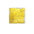 Metallic Round Party Confetti 18G Bag Gold Foil, Balloon Table Confetti Glitter Dots for Festive Weddings Baby Bridal Showers & Events