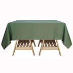 Polyester Square 70"x70" Tablecloth Olive Green - Wrinkle-Resistant & Durable Table Cover