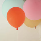 10 Pack 18" Matte Pastel Orange Helium or Air Latex Party Balloons