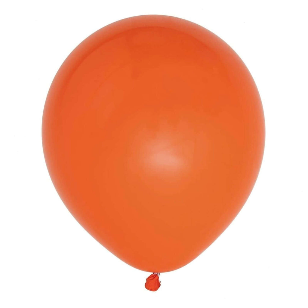 10 Pack 18" Matte Pastel Orange Helium or Air Latex Party Balloons