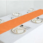 Polyester 12"x108" Table Runner Orange - Durable & Wrinkle-Resistant Table Decor