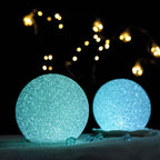 2-Pack LED Light Globes Color Changing - Battery Operated Ball Centerpieces 6"