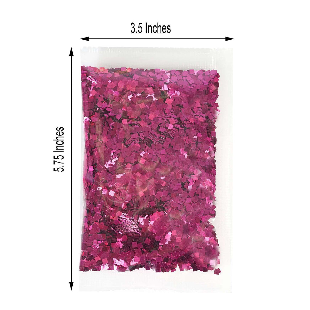Chunky Glitter Metallic Hot Pink - Nontoxic Confetti Glitter for Fun DIY Projects Kidsâ€™ Crafts Resin Art & Festival Decor 50g Bag