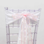 25 Yards 1.5" Blush Sheer Organza Ribbon With Satin Edges