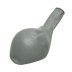 10 Pack 18" Matte Pastel Silver Helium or Air Latex Party Balloons