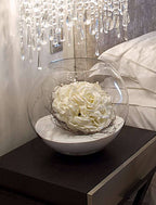 Set of 6 Periwinkle Turquoise Peony 3D Paper Flowers Wall Decor - 7",9",11"