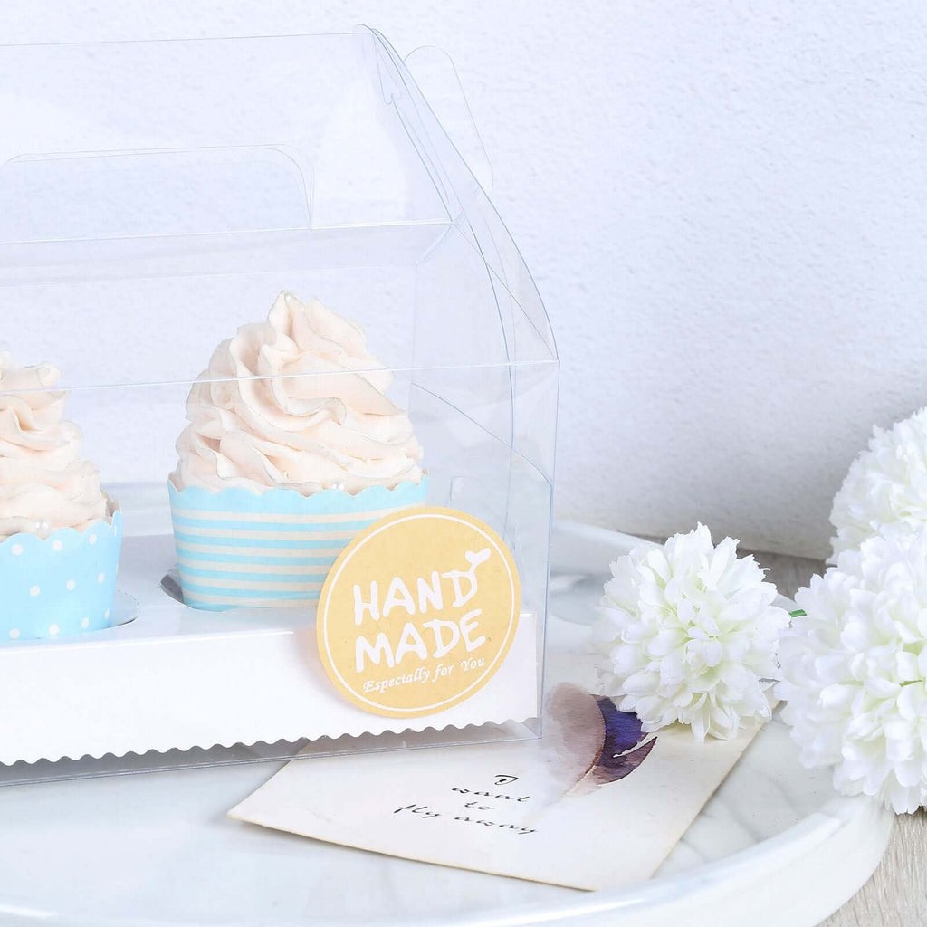 500Pcs 1.5" Handmade Especially For You Stickers Roll, Cookie and Bakery Box Labels - Round