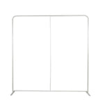 Pillowcase Backdrop Stand in Aluminum 8ft x 8ft â€“ Portable Rounded Corner Tension Fabric Pillowcase Display Stand for Exhibits & Photography - Bell Racket Store