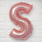 16" Blush Mylar Foil Letter Balloons