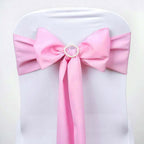 5 Pack Polyester Chair Sashes Pink 6"x108"