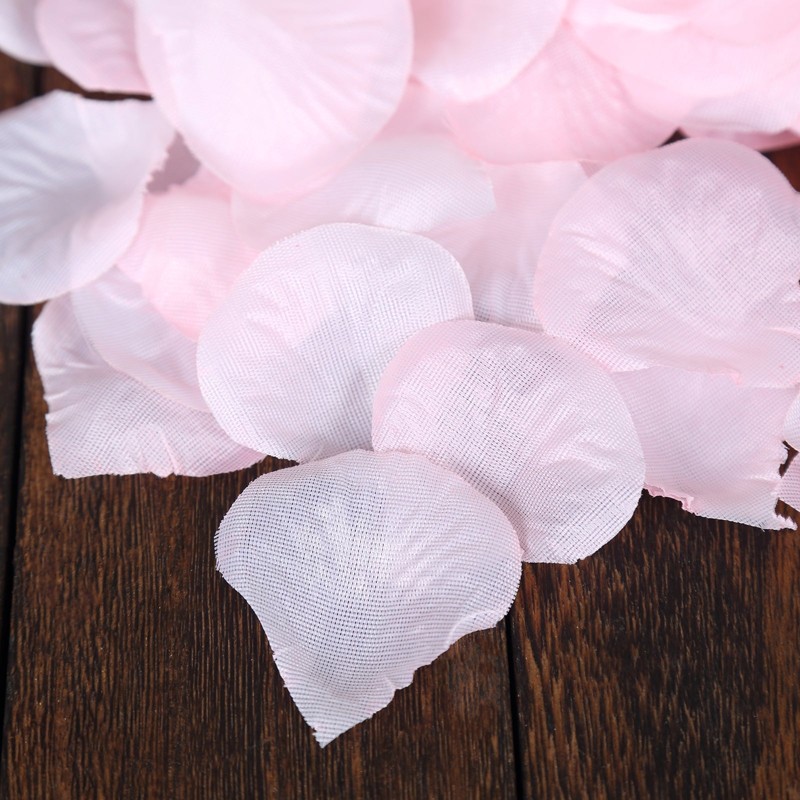 500-Pack Rose Petals Round Design Pink Silk Confetti - Decorative Scatters for Tables and Floors