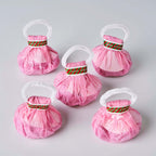 5 Pack Pink Handheld Surprise Paper Streamers, Confetti Popper for Gender Reveal