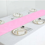 Polyester 12"x108" Table Runner Pink - Durable & Wrinkle-Resistant Table Decor