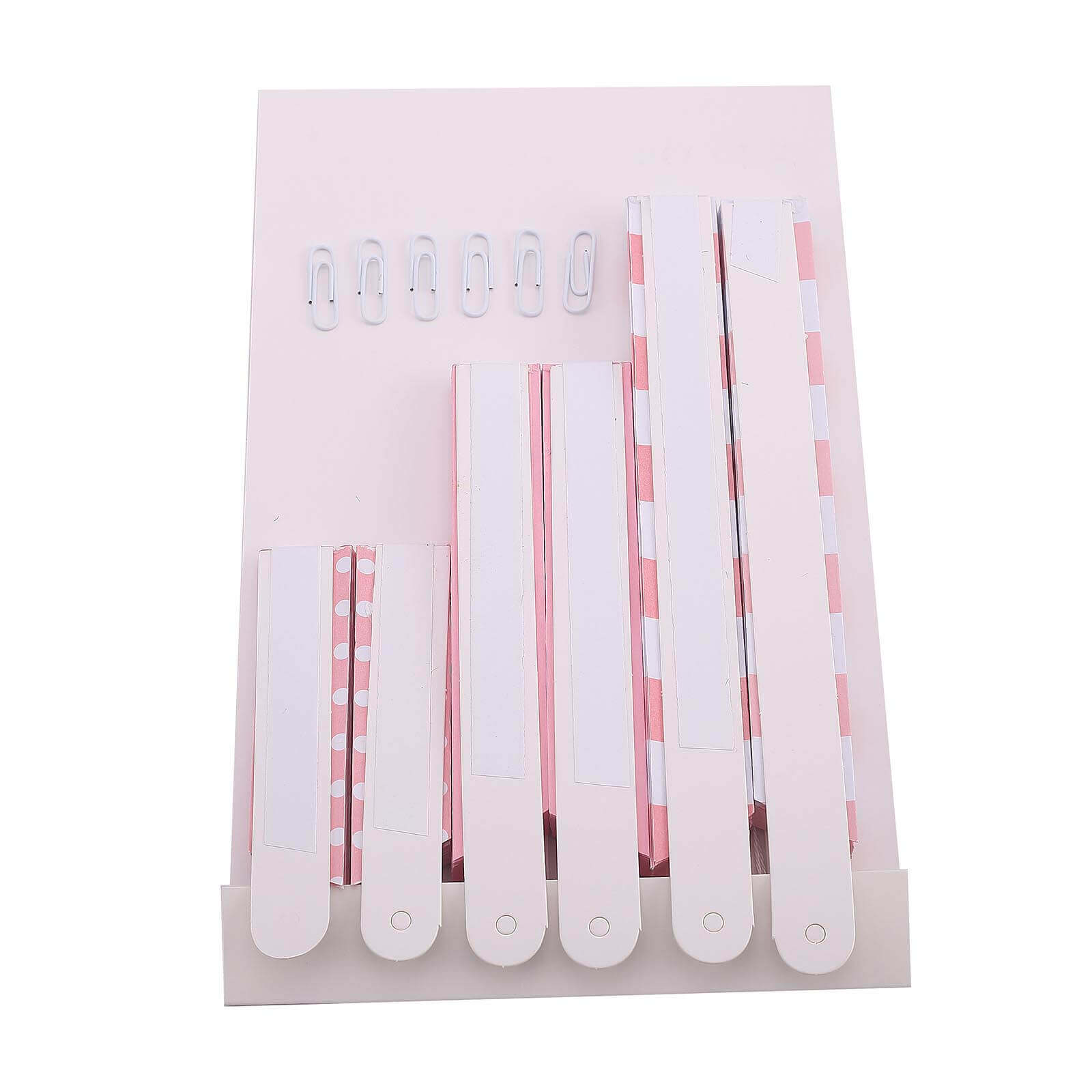 Set of 6 Pink Hanging Paper Fan Decorations, Pinwheel Wall Backdrop Party Kit - 8", 12", 16"