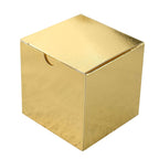 100 Pack 3" Easy DIY Gold Party Or Shower Favor Candy Gift Boxes