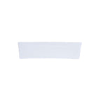 5 Pack Stretch Spandex Chair Sashes White - Fitted Finish Two Ply Heavy Duty Chair Bands 5"x12"