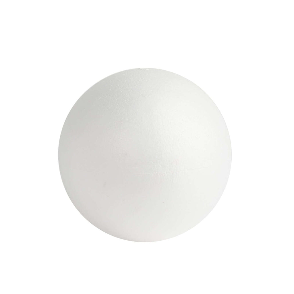6 Pack 6â€ White StyroFoam Foam Balls For Arts, Crafts and DIY