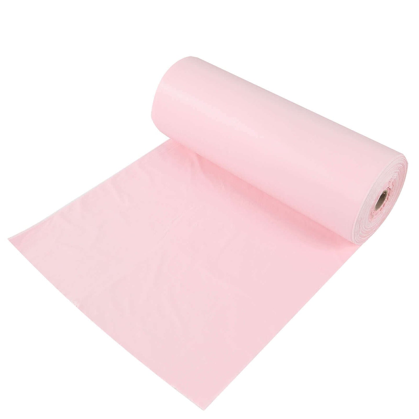 Plastic Table Cover Roll Blush with Slide Cutter - Customizable Disposable Tablecloth Roll 54"x300ft - Bell Racket Store