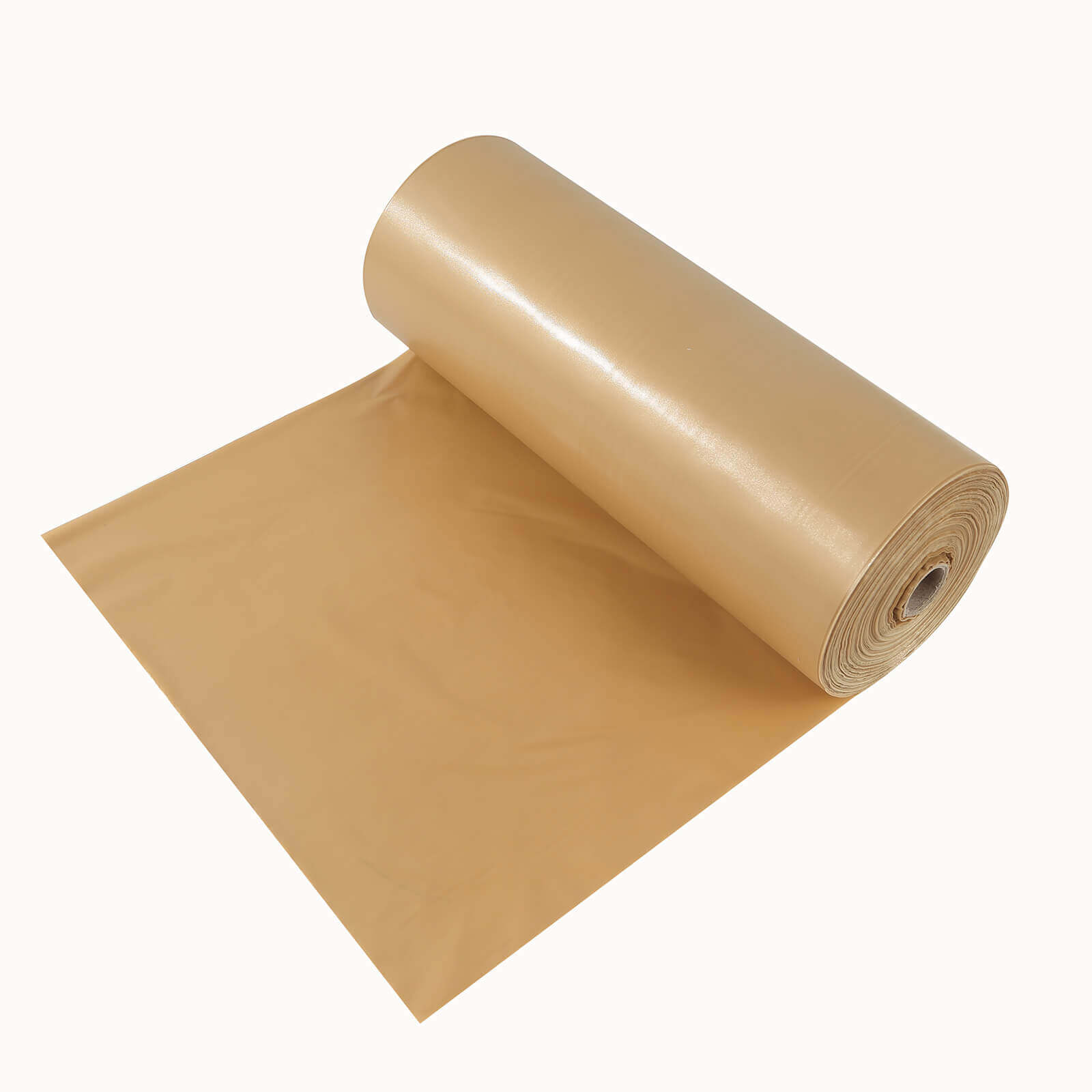 Plastic Table Cover Roll Gold with Slide Cutter - Customizable Disposable Tablecloth Roll 54"x300ft - Bell Racket Store